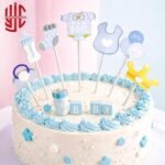 Paper Cake Topper It's a Boy 7 Pieces - Image 2