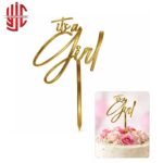 Acrylic Cake Topper It's a Girl