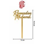 Ramadan Mubarak Acrylic Cake Topper - Image 2