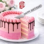 Acrylic Happy Birthday Silver Knife