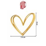 Acrylic Hearts Tags 5 Pcs Pack - Image 2