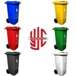 120 Liters Wheelie Dustbin Prime Plastic