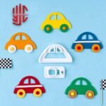 Plastic Fondant Car Shape Cutter Set