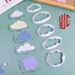 Plastic Fondant Cloud Shape Cutter Set - Image 2