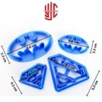 Plastic Superman & Batman Cutter Set - Image 3