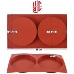 Silicon Large Cake Mold 2 Cavities Non-Stick - Image 2