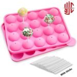 Silicon Lollipop Mold With Sticks 20 Cavities