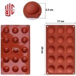 Silicon Semi Sphere Shape Mold 15 Cavities - Image 3