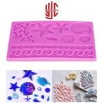 Silicon Underwater Sea World Fondant Mold Sheet - Image 2