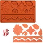 Silicon Flower Cake Border Fondant Mold Sheet