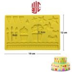 Silicon Birthday Party Fondant Mold Sheet - Image 3