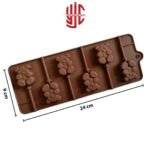 Silicon Teddy Bear Lollipop Mold 6 Cavities - Image 2