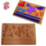 Silicon Butterfly Birds Flower Fondant Mold Sheet