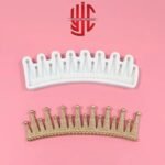Silicon Royal Dotted Crown Chocolate Paste Mold