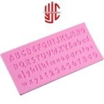 Silicon Uppercase & Lowercase Alphabets Chocolate Paste Mold