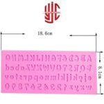 Silicon Uppercase & Lowercase Alphabets Chocolate Paste Mold - Image 2