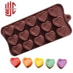 Silicon Double Heart Chocolate Mold 15 Cavities