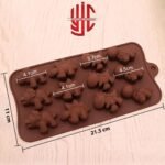 Silicon Four Types Dinosaur Chocolate Mold 12 Cavities - Image 3