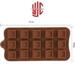 Silicon Cube Hollow Square Boxes Chocolate Mold - Image 2