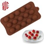 Silicon Semi Sphere Chocolate Mold 15 Cavities