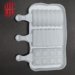 Silicon Ice Cream Mold Three Cavities Different Ice Cream - Image 2
