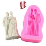 Silicon Bride & Groom Front Pose Paste Mold