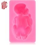 Silicon Lying Down Sleeping Baby Mold - Image 2