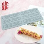 Silicon Pad 3D Hollow Rectangle Circle Shape 6 Cavity