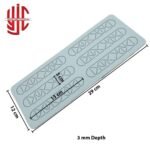 Silicon Pad 3D Hollow Rectangle Circle Shape 6 Cavity - Image 3