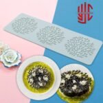 Silicon Pad 3D Hollow Tree Branches Shape 3 Cavity