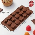 Silicon Heart Shell Star Mold 15 Cavity - Image 3