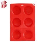 Silicon Round Soap Mold 6 Cavity - Image 2