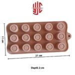 Silicon Rolo Candy Mold 15 Cavities - Image 2