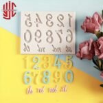 Silicon 0-9 Numbers Mold 14 Cavities - Image 2