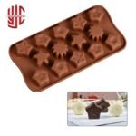 Silicon Pentagonal Stars Mold 14 Cavity