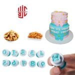 Plastic Number Plungers 9 Pieces Set Fondant Cutter - Image 2