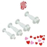Heart Shape Plunger Four Pieces Set