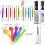 66 Pieces Cake Decoration Kit with Cake Turn Table - Image 4