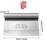 Stainless Steel Scraper & Dough Cutter 20 Cm - Image 3