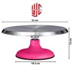 Imported Smooth Revolving Cake Turntable 32 cm - Image 2