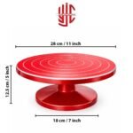 Local Smooth Revolving Cake Turntable 11 inch - Image 3