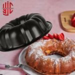 Carbon Steel Pudding Cake Pan Tin Non Stick Two Sizes